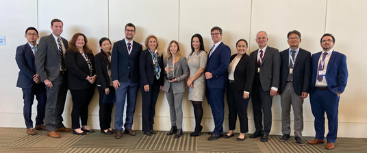 The AANS/CNS Section on Tumors CNS2022 Awardees with Dr. Isabelle Germano, Section’s Chair, and Dr. Jennifer Moliterno, Awards Chair.