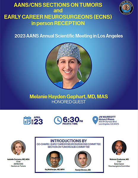 Honored guest Tumor flyer
