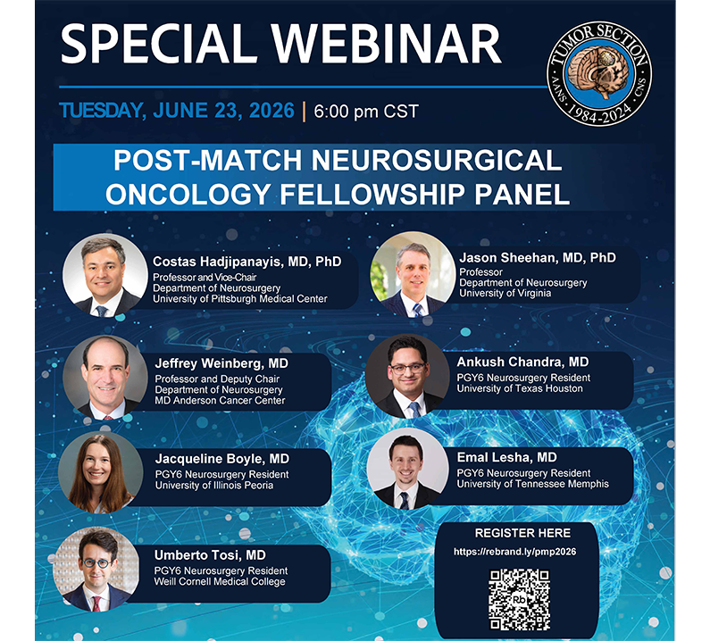 Post-Match Neurosurgical Oncology Fellowship Panel
