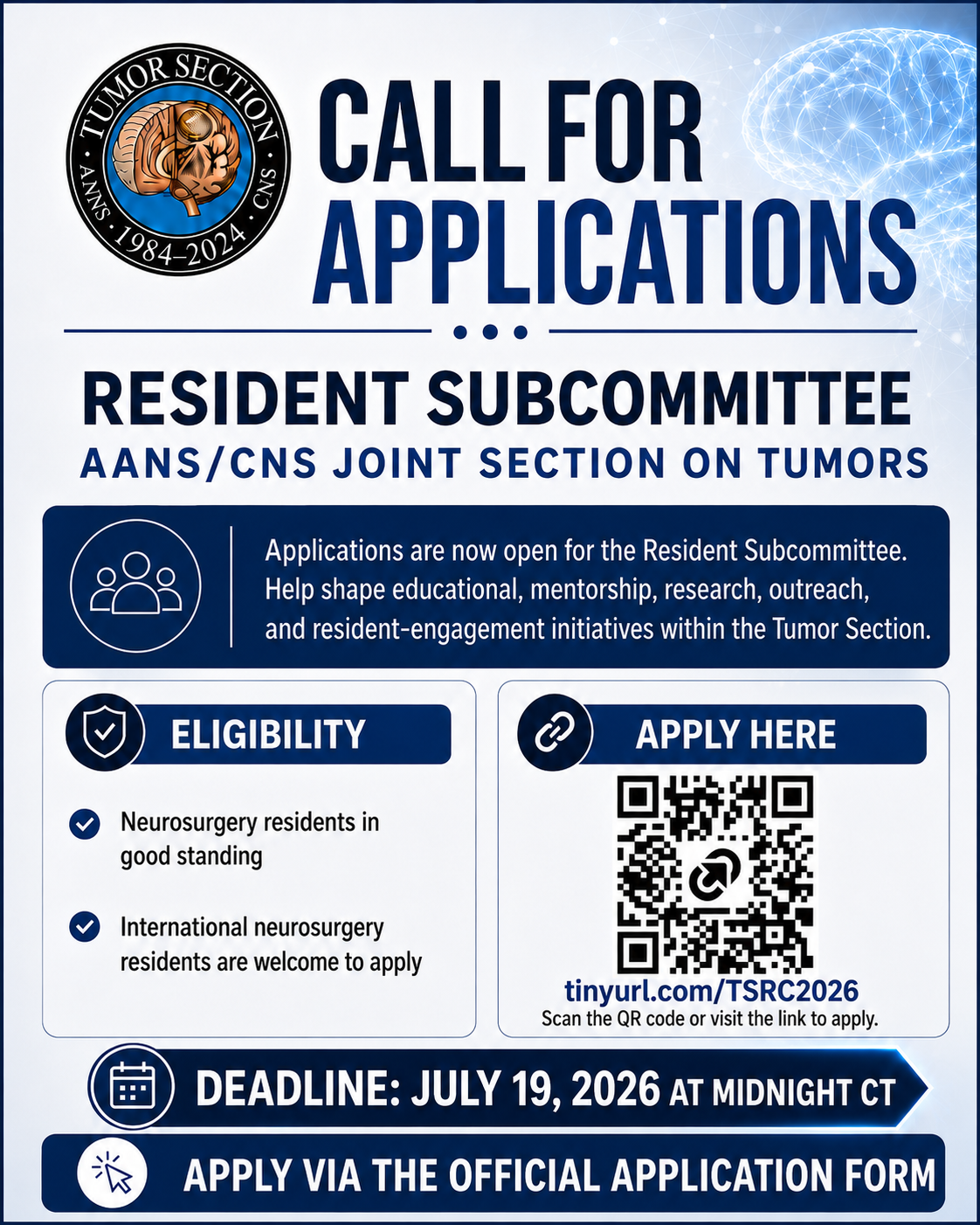 AANS/CNS Joint Section on Tumors Resident Subcommittee