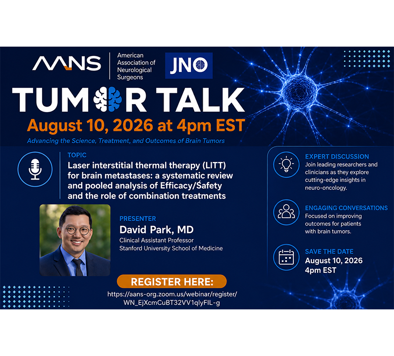 Tumor Talk: Advancing the Science, Treatment, and Outcomes of Brain Tumors