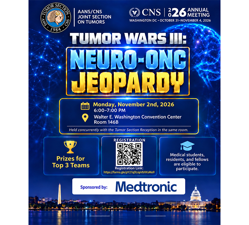 Tumor Wars III: Neuro-Onc Jeopardy at CNS 2026!