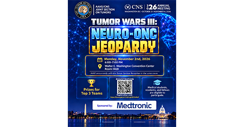 Tumor Wars III: Neuro-Onc Jeopardy at CNS 2026!